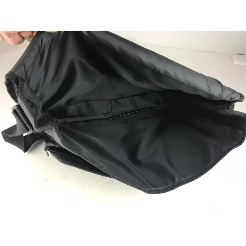 Hugo Boss Unisex Green Black Crossbody‎ Strap Bottle Pocket Messenger Bag